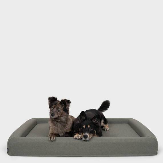 Orthopädisches Hundebett oliv • waschbar bei 95°C