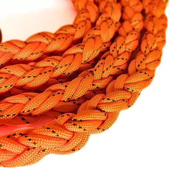 Reflektierende Hundeleine neon-orange • Paracord