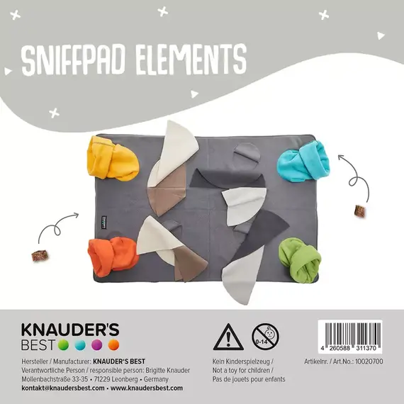 Schnüffelteppich für den Hund SNIFFPAD ELEMENTS • Knauder's Best