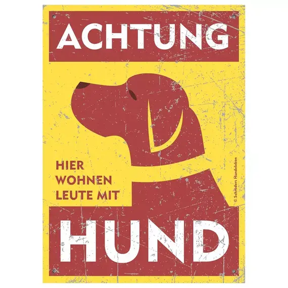 Warnschild Vizsla | Weimaraner