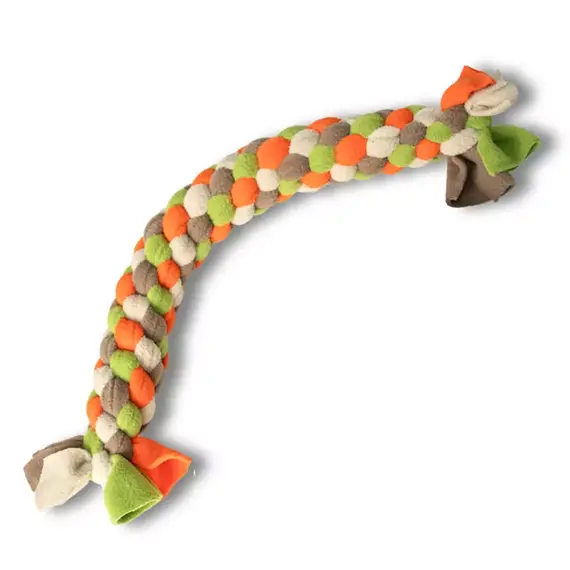 Zerrspielzeug für Hunde • KNÖTLI • orange-natur