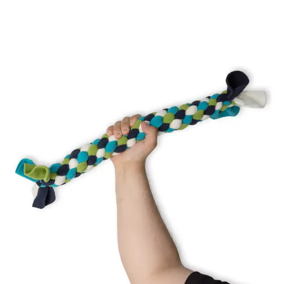 Zerrspielzeug für Hunde • KNÖTLI • türkis-blau