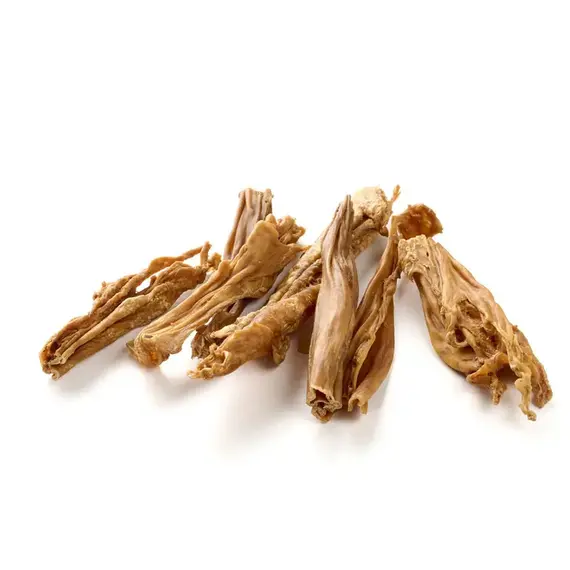 Kaninchenhaut, getrocknet und gerollt