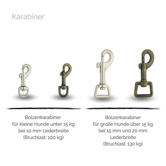 Verstellbare Hundeleine mit Sattlernaht • Leder schwarz