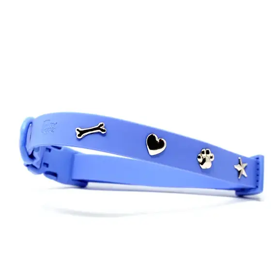 Hundehalsband-Anhänger ☆ Charm Knochen silber