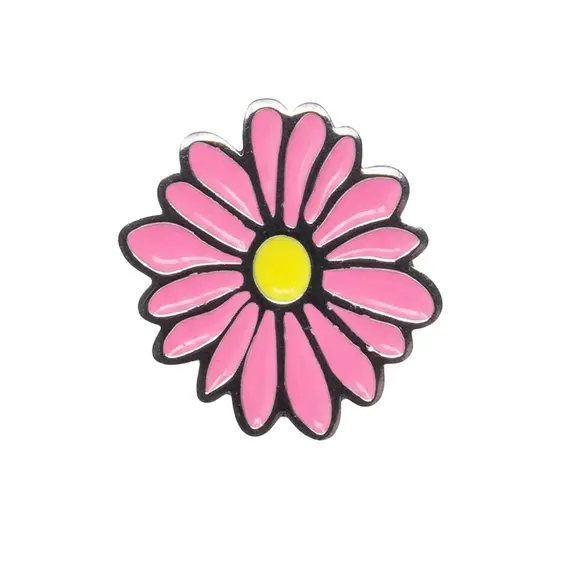 Hundehalsband-Anhänger ☆ Charm Blume rosa