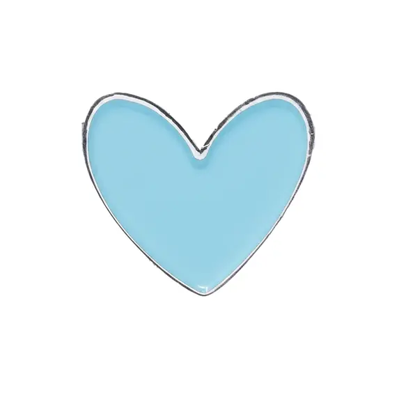 Hundehalsband-Anhänger ☆ Charm Herz blau