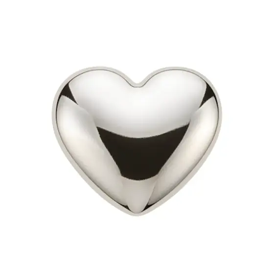 Hundehalsband-Anhänger ☆ Charm Herz silber