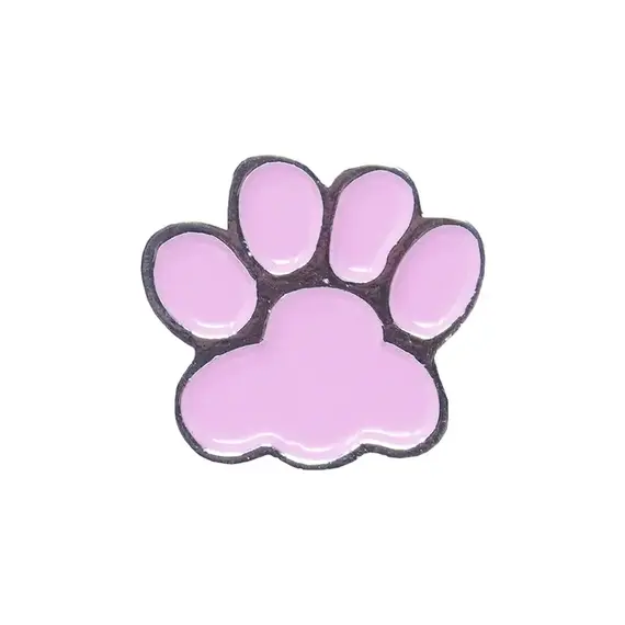 Hundehalsband-Anhänger ☆ Charm Pfote rosa