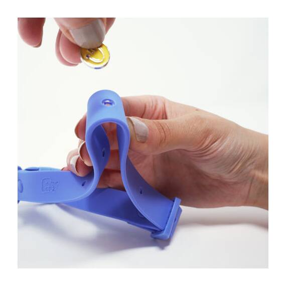 Hundehalsband-Anhänger ☆ Charm Happy Face lila