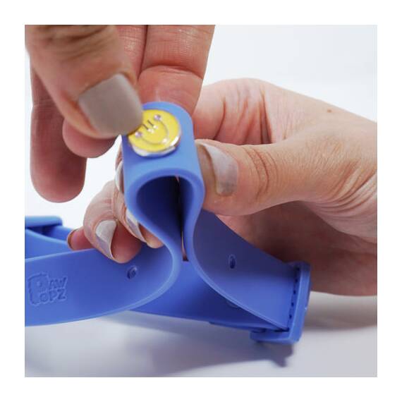 Hundehalsband-Anhänger ☆ Charm Happy Face lila