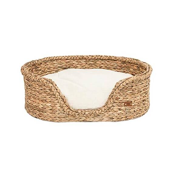 Hundekörbchen aus Wasserhyazinthe • nachhaltig, handgefertigt