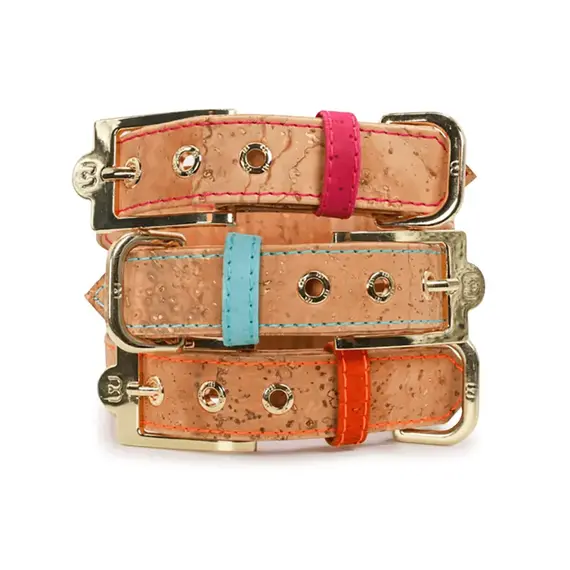 Hundehalsband aus Korkleder 'Pure'