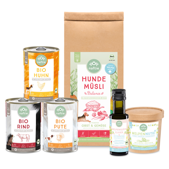 naftie Bio Welpenfutter Starterset