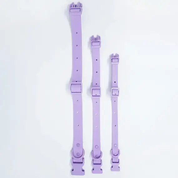 Wasserfestes Hundehalsband, verstellbar ☆ flieder