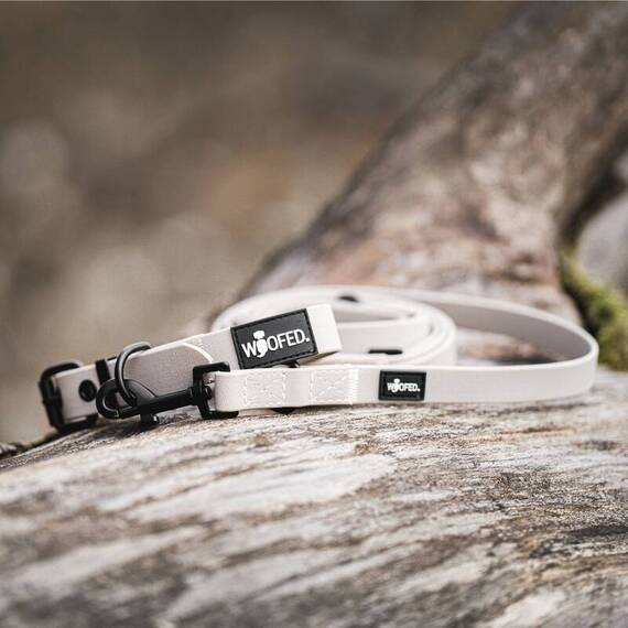 Wasserfeste Hundeleine, verstellbar • WOOFLEX® Classic Desert Sand