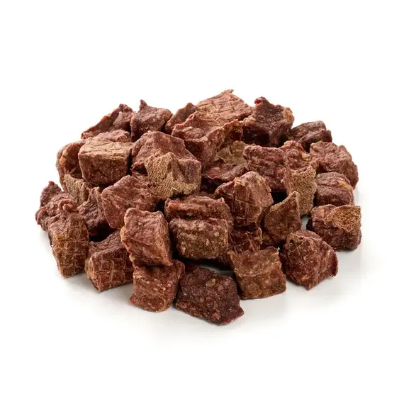 Straußen-Würfel, luftgetrocknet • Trainingssnack