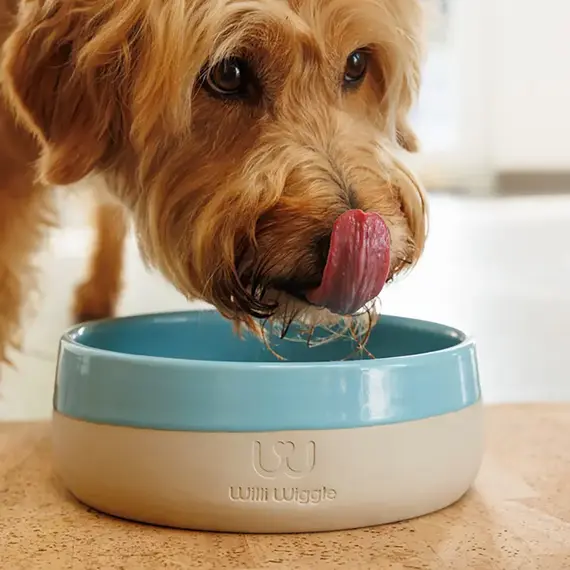 Rutschfeste Napfunterlage, Korkleder