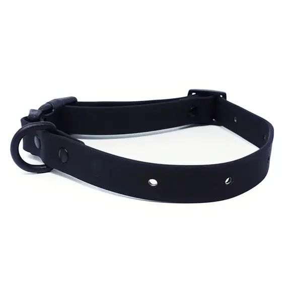 Wasserfestes Hundehalsband, verstellbar ☆ schwarz