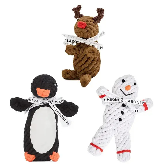 Zahnpflege Hundespielzeug ☆ LABONI Set 'Winter Fun'