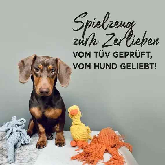 Hundespielzeug Franzi Flamingo von Laboni®
