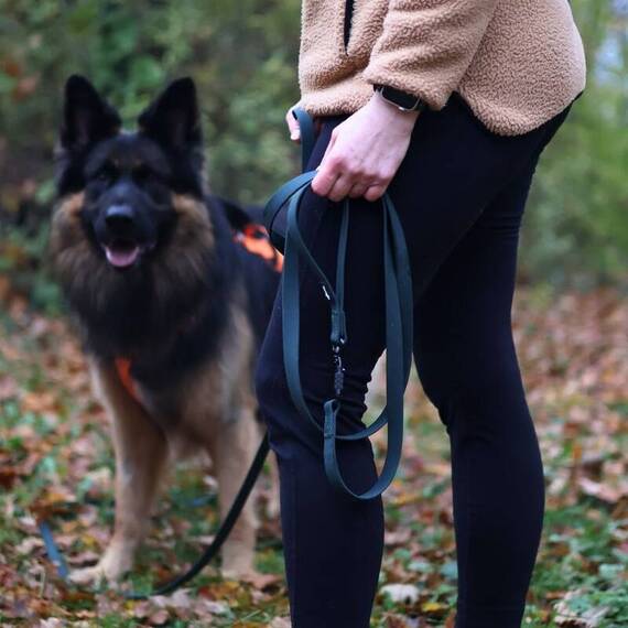 Schleppleine 5m / 7,5m • WOOFLEX® Hunting Green