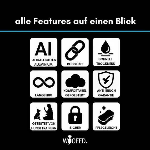 Tactical Halsband • gepolstert + verstellbar • Arctic Sky