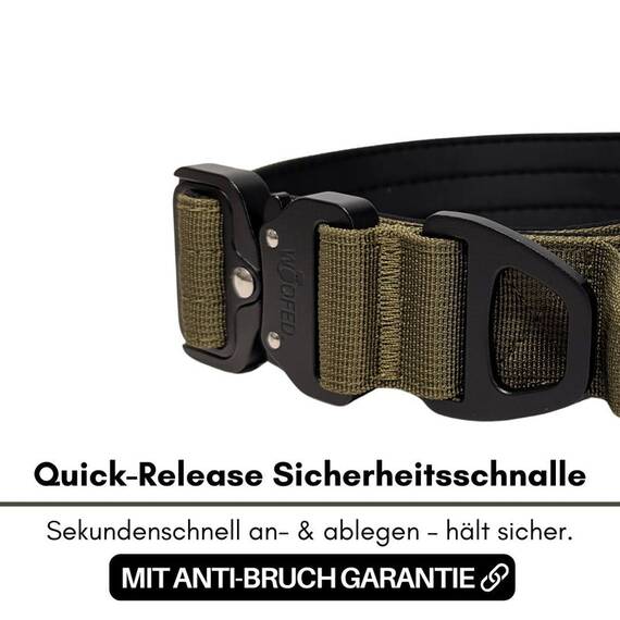 Tactical Halsband • gepolstert + verstellbar • Military Olive