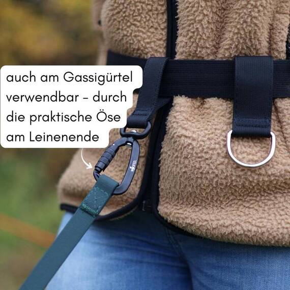 Schleppleine 5m / 7,5m • WOOFLEX® Hunting Green