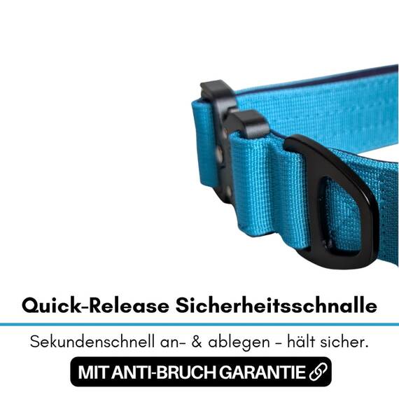 Tactical Halsband • gepolstert + verstellbar • Arctic Sky