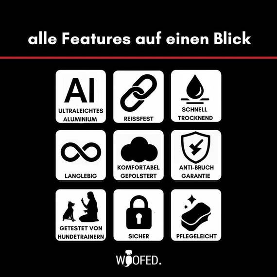 Tactical Halsband • gepolstert + verstellbar • Rosso Red