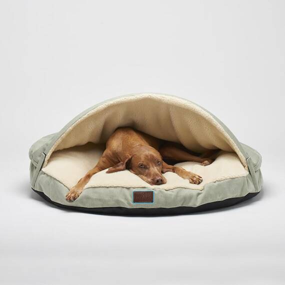 Hundehöhle DANDY DENIM pistazie