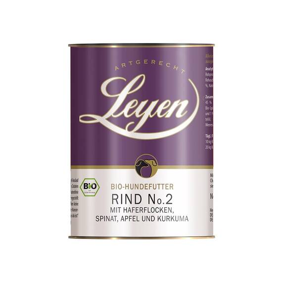 Bio-Rind No. 2 mit Bio-Haferflocken, Bio-Spinat • Leyen® Sparpaket