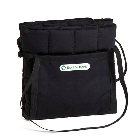 TRAVELBAG - Reisedecke für Hunde schwarz, waschbar bei 95°C