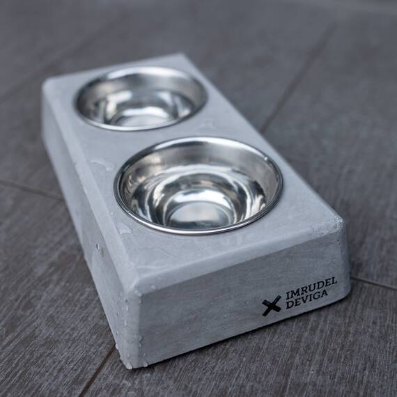 Futterstation PURE CONCRETE klein