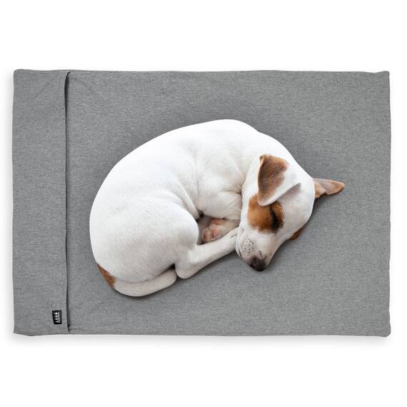 Easy Travel Pad in Grau • Softshell Reisedecke für Hunde