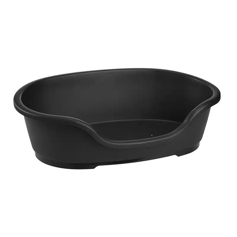 Hundekörbchen aus Kunststoff/ Plastikwanne mit niedrigem Einstieg