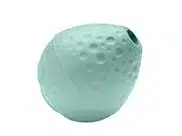 Eiförmiger Ball für Hunde in türkisgrün
