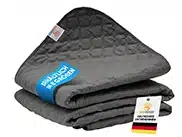 gesteppte Hundedecke Sofa in dunkelgrau, wasserfest, made in Germany