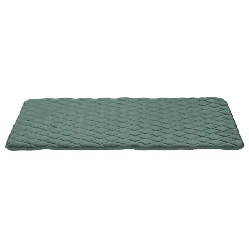 Salbeigrüne Hundematte mit Absteppungen, Füllung aus Memory Foam