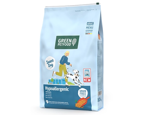 Green Petfood Hundefutter mit Insektenprotein für Allergiker