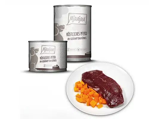 mjamjam Nassfutter für Hunde mit Allergien