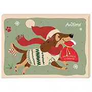 Adventskalender für Hunde von Aniforte, gefüllt mit verschiedenen Leckerli und Funktionssnacks