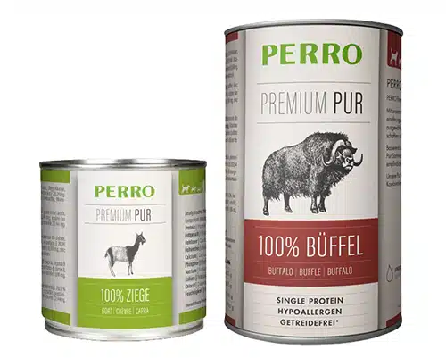 Perro Reinfleischdosen für Allergiker