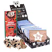QCHEFS Adventskalender für Hunde mit Zahnputzflocken und Snacks